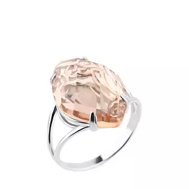 Кольцо серебряное "Арабеска"