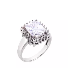 Кольцо серебряное "Блеск удачи"