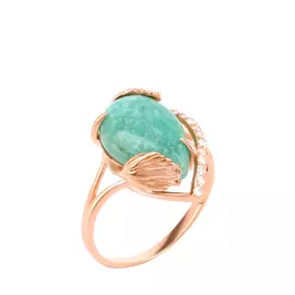 Кольцо серебряное "Царская роскошь"