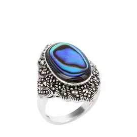 Кольцо серебряное "Дивный мираж"