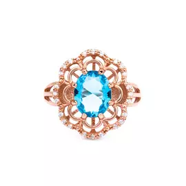 Кольцо серебряное "Джулия"