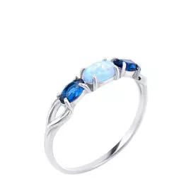 Кольцо серебряное "Джулия"