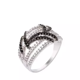 Кольцо серебряное "Филадельфия"