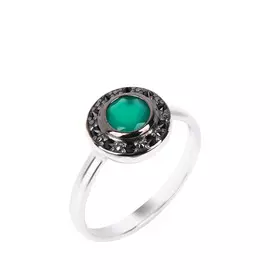 Кольцо серебряное "Идиллия"