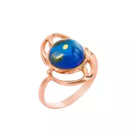 Кольцо серебряное, "Элегия"