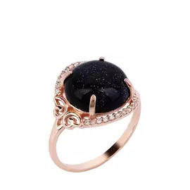 Кольцо серебряное "Эмилия"