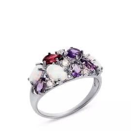 Кольцо серебряное "Кайла"