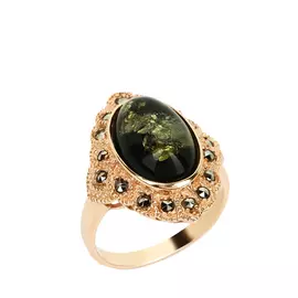 Кольцо серебряное "Лесная нимфа"