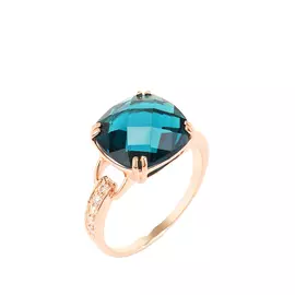 Кольцо серебряное "Лондонское небо"