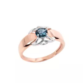 Кольцо серебряное "Луиза"