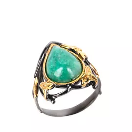 Кольцо серебряное "Мадонна"