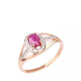 Кольцо серебряное "Мария"