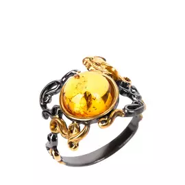 Кольцо серебряное "Нежное мгновение"