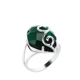 Кольцо серебряное "Очаровательное утро"