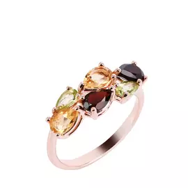 Кольцо серебряное "Оливия"