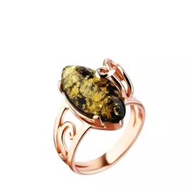 Кольцо серебряное "Роскошь"