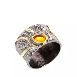 Кольцо серебряное "Сабрина"