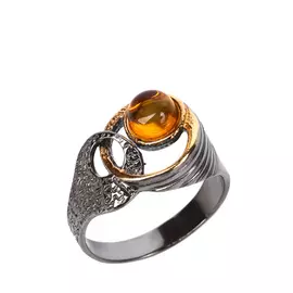 Кольцо серебряное "Сидни"