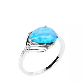 Кольцо серебряное "Сияние успеха"