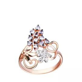 Кольцо серебряное "Софи"