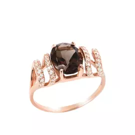 Кольцо серебряное "Стефания"