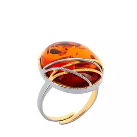 Кольцо серебряное "Стелла"