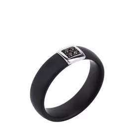 Кольцо серебряное "Таинственность"