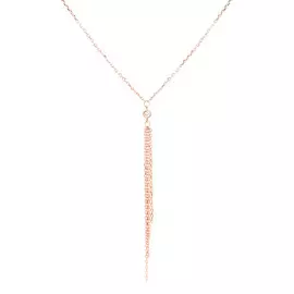 Колье серебряное "Натурель"