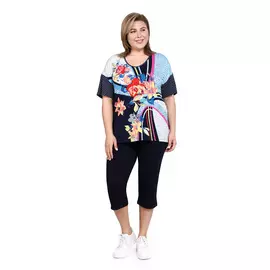 Комплект: блуза и капри