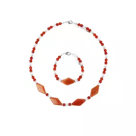 Комплект (бусы,браслет) "Признание"