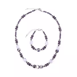 Комплект (бусы + браслет) "Романтика"