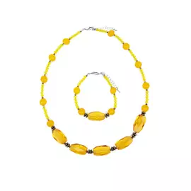 Комплект (бусы,браслет) "Саванна"