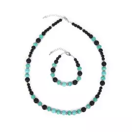 Комплект (бусы, браслет) "Сюзанна"