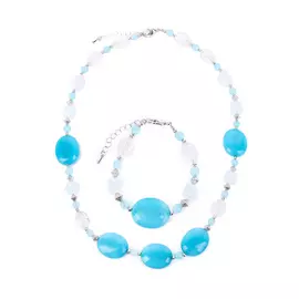 Комплект (бусы, браслет) "Тайна самоцвета"