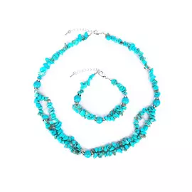 Комплект (бусы+браслет) "Виктория"