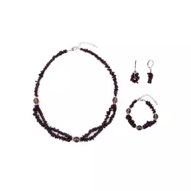 Комплект (бусы+браслет+серьги) "Мариэль"