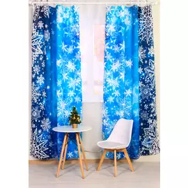 Комплект фотоштор "Снежный узор"
