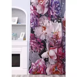 Комплект: портьера + тюль "Валенсия"