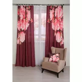 Комплект штор "Притяжение" + тюль в подарок