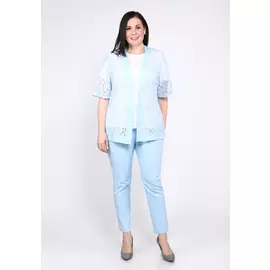 Костюм тройка с кружевным кардиганом