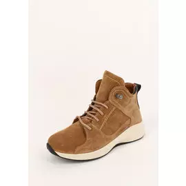 Кроссовки высокие на контрастной подошве