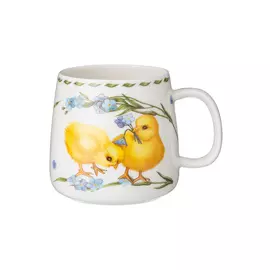 Кружка фарфоровая "Цыплята"