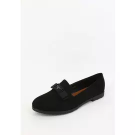 Лоферы с лаконичным бантиком