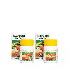 Масло кедровое "Здравие", 2 шт.