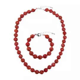 Набор бусы+браслет "Дафна"