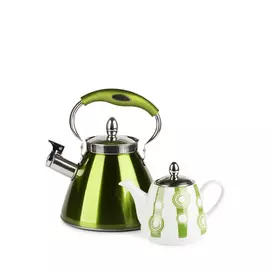 Набор чайников: со свистком 3л + заварочный