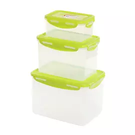 Набор герметичных пластиковых контейнеров