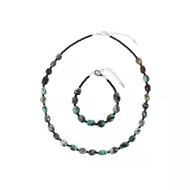 Набор колье+браслет "Таинственный камень"