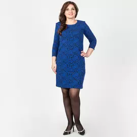 Платье ажурное приталенного кроя