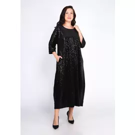 Платье длинное свободного кроя «Милада»